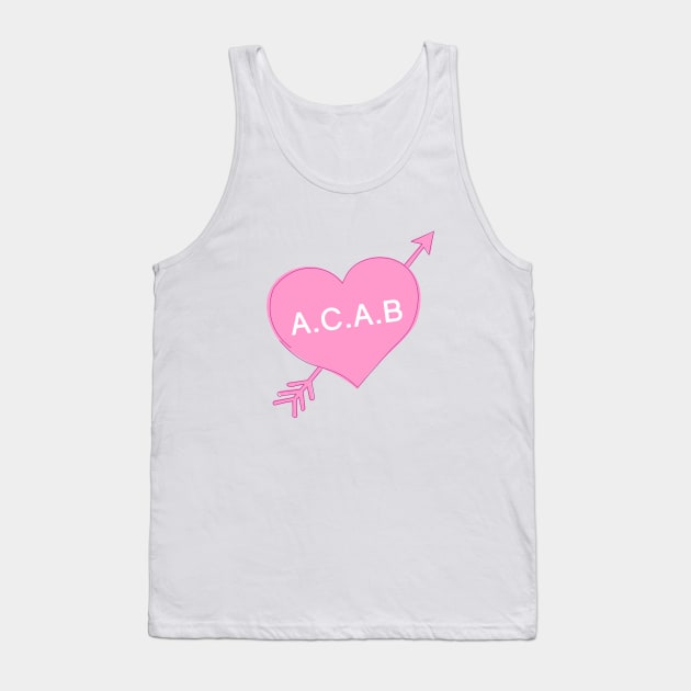 ACAB Heart Tank Top by DesignsMikki